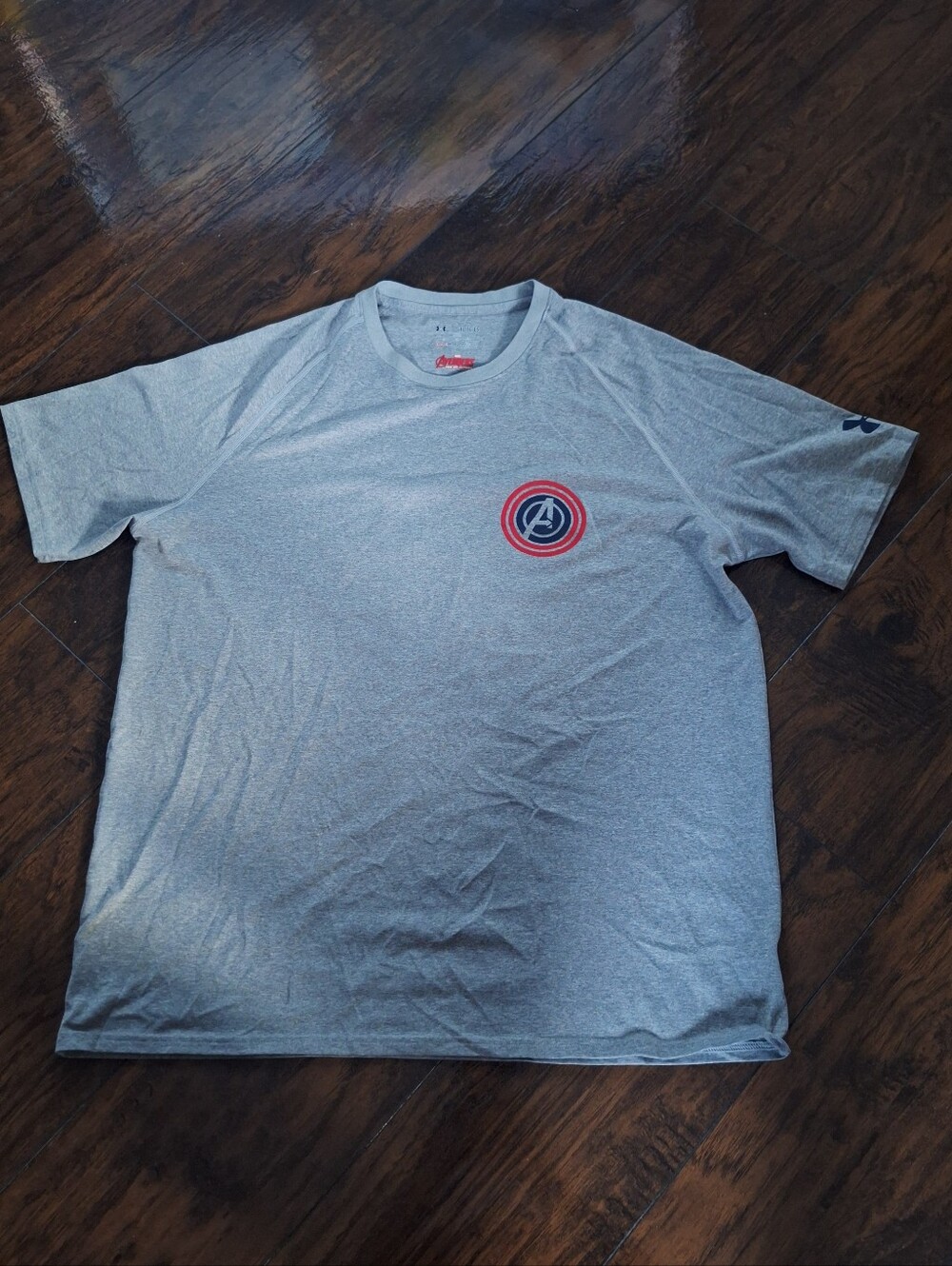 Under Armour Men's Grey Avengers Graphic Performance Tee